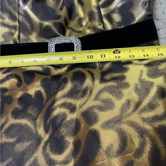 Vtg Cachet Strapless empire waist gown - Picture 8 of 12